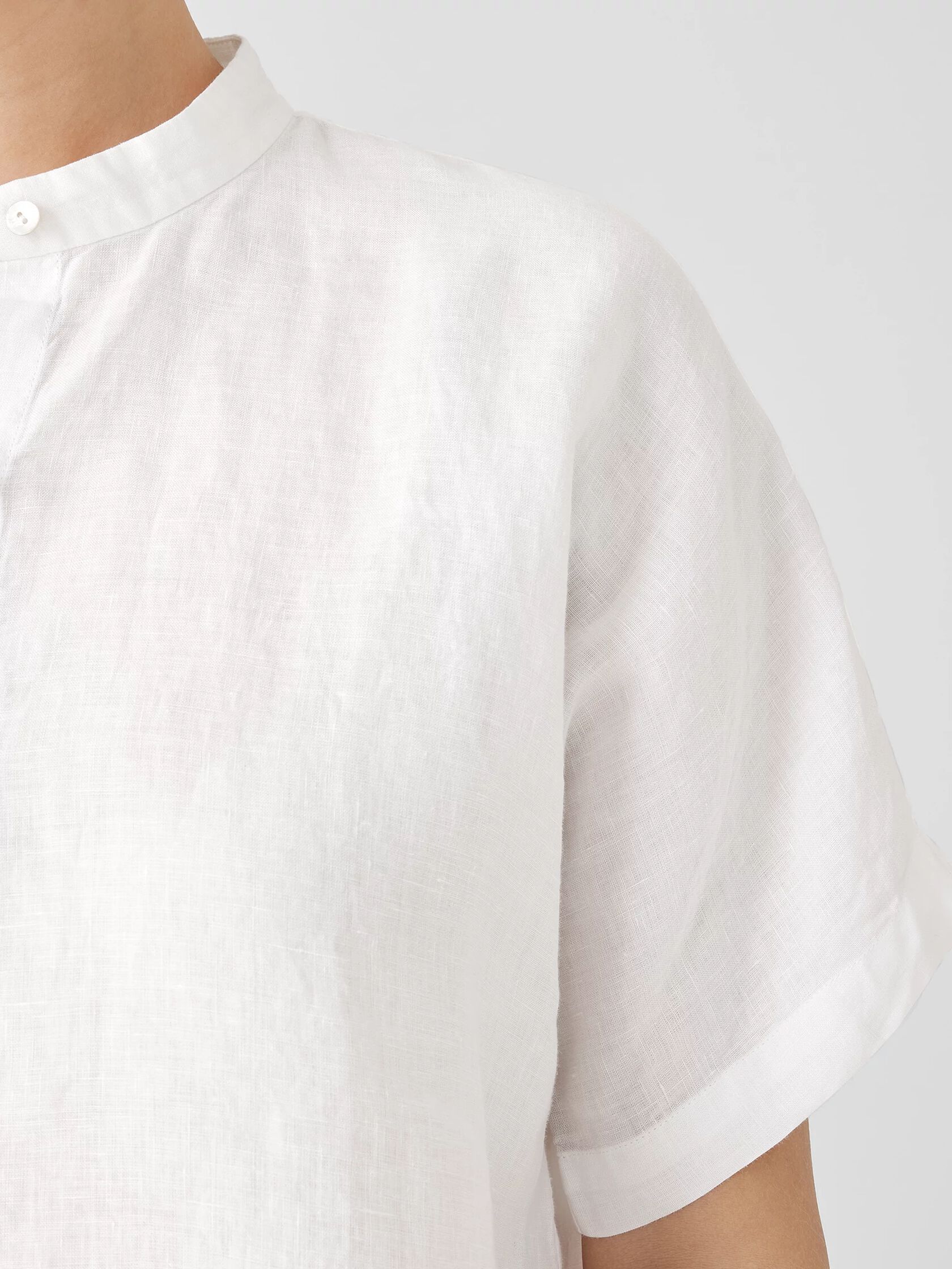 Handkerchief Linen Short-Sleeve Shirt