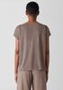 Organic Linen Jersey V-Neck Tee