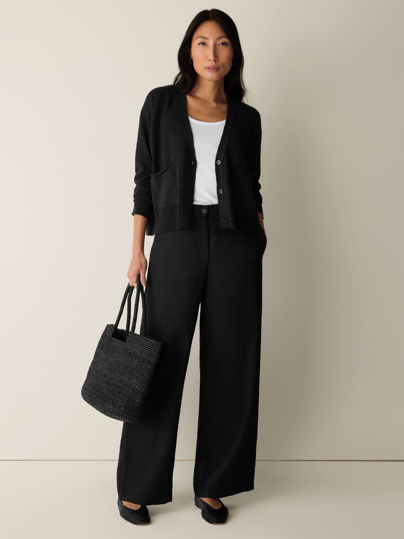 Organic Linen Full-Length Trouser