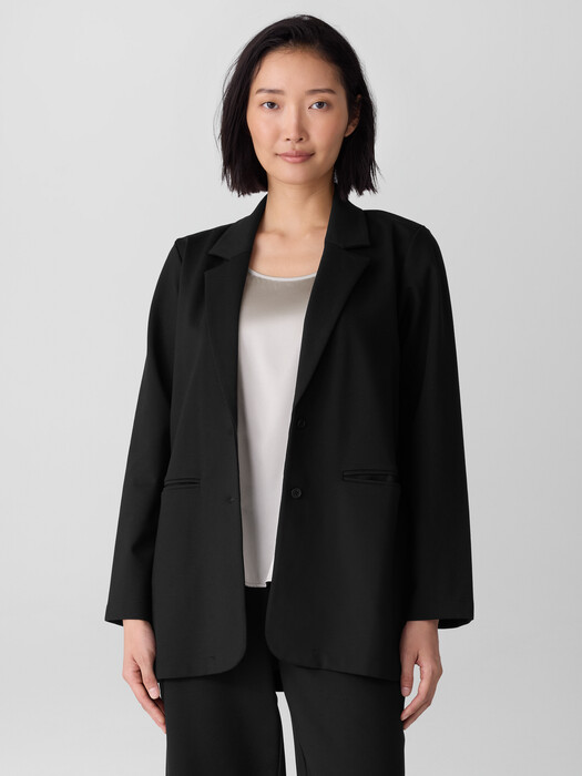 Washable Flex Ponte Long Blazer