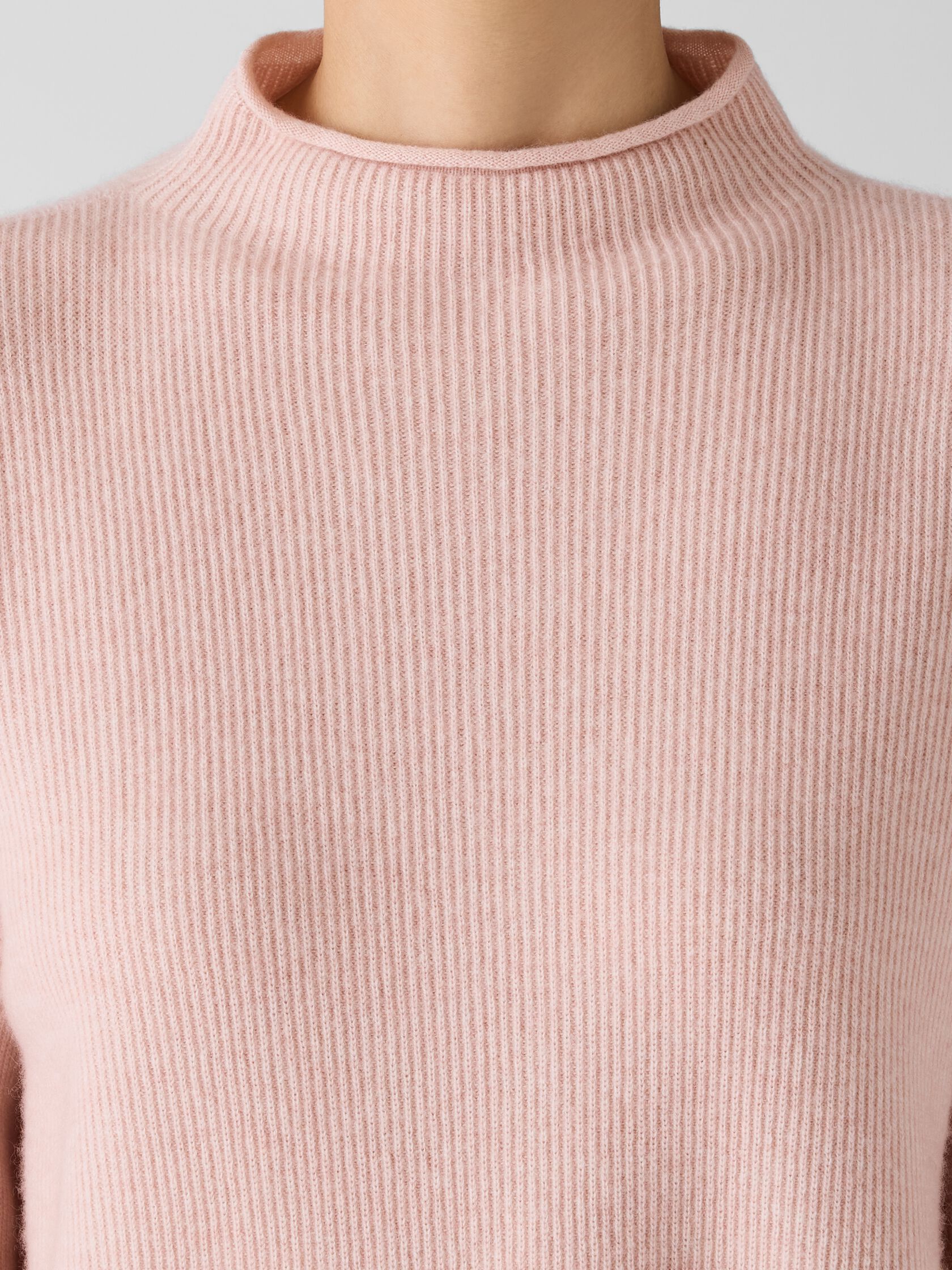 Italian Cashmere Funnel Neck Top