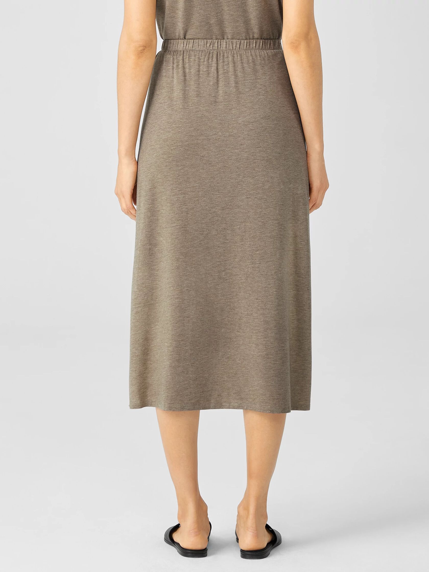 Fine Jersey Straight Skirt