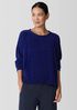 Organic Cotton Chenille Jewel Neck Top