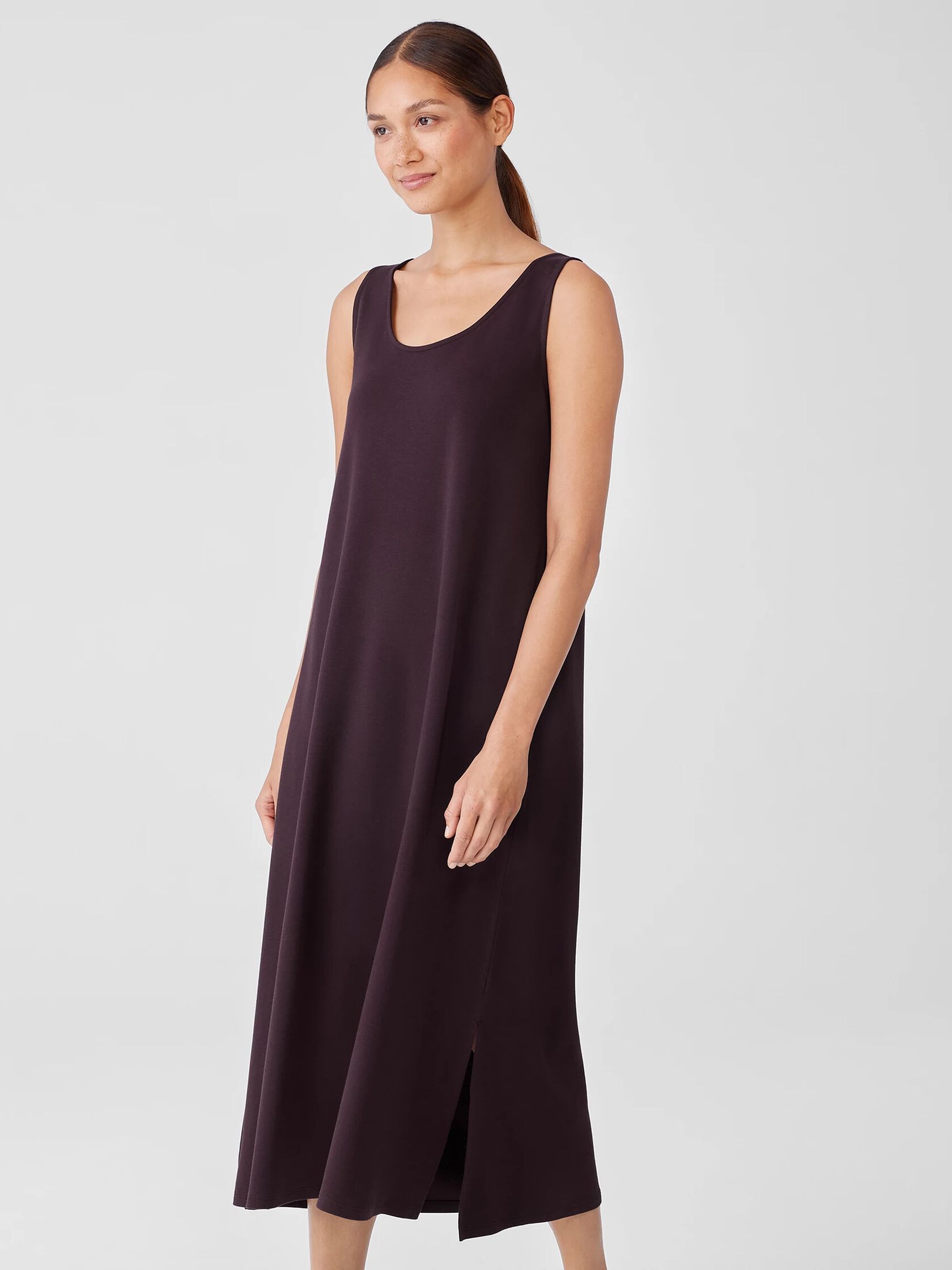 Cozy Organic Cotton Interlock Tank Dress