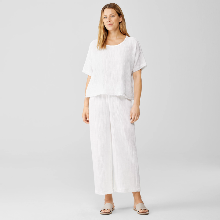 Eileen Fisher White Pants