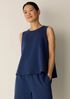 Garment-Dyed Organic Cotton Terry Shell