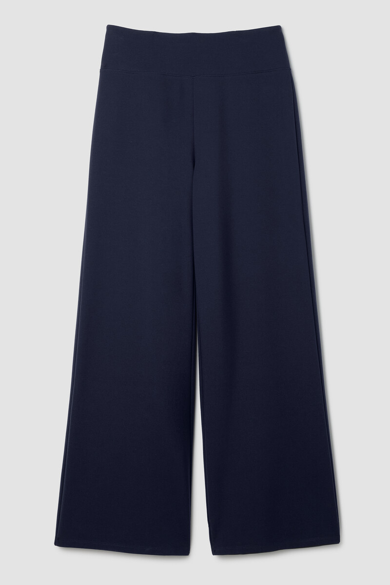 Washable Flex Ponte High Waisted Wide-Leg Pant Washable Flex Ponte High Waisted Wide-Leg Pant