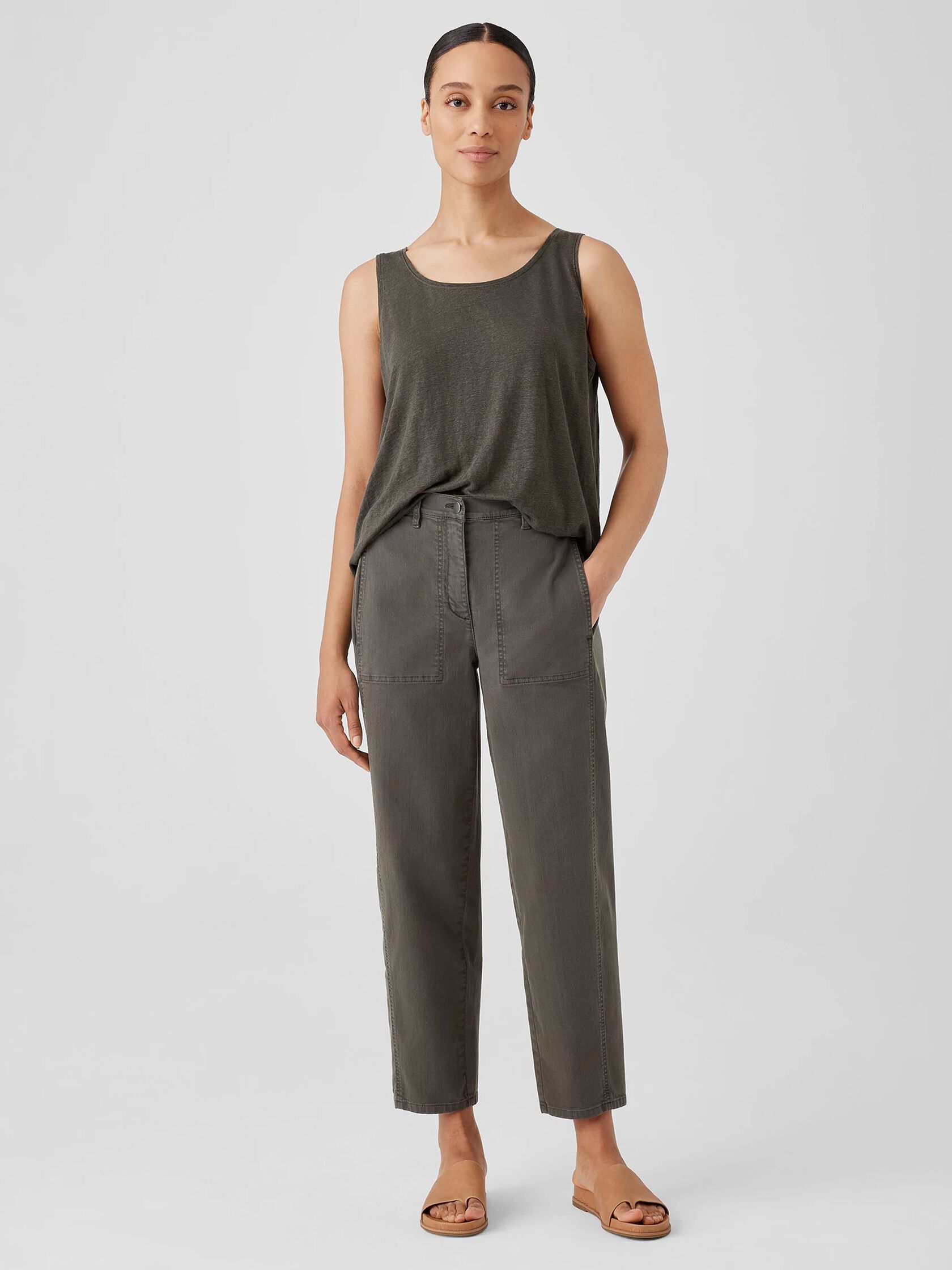 Organic Cotton Denim Lantern Jean