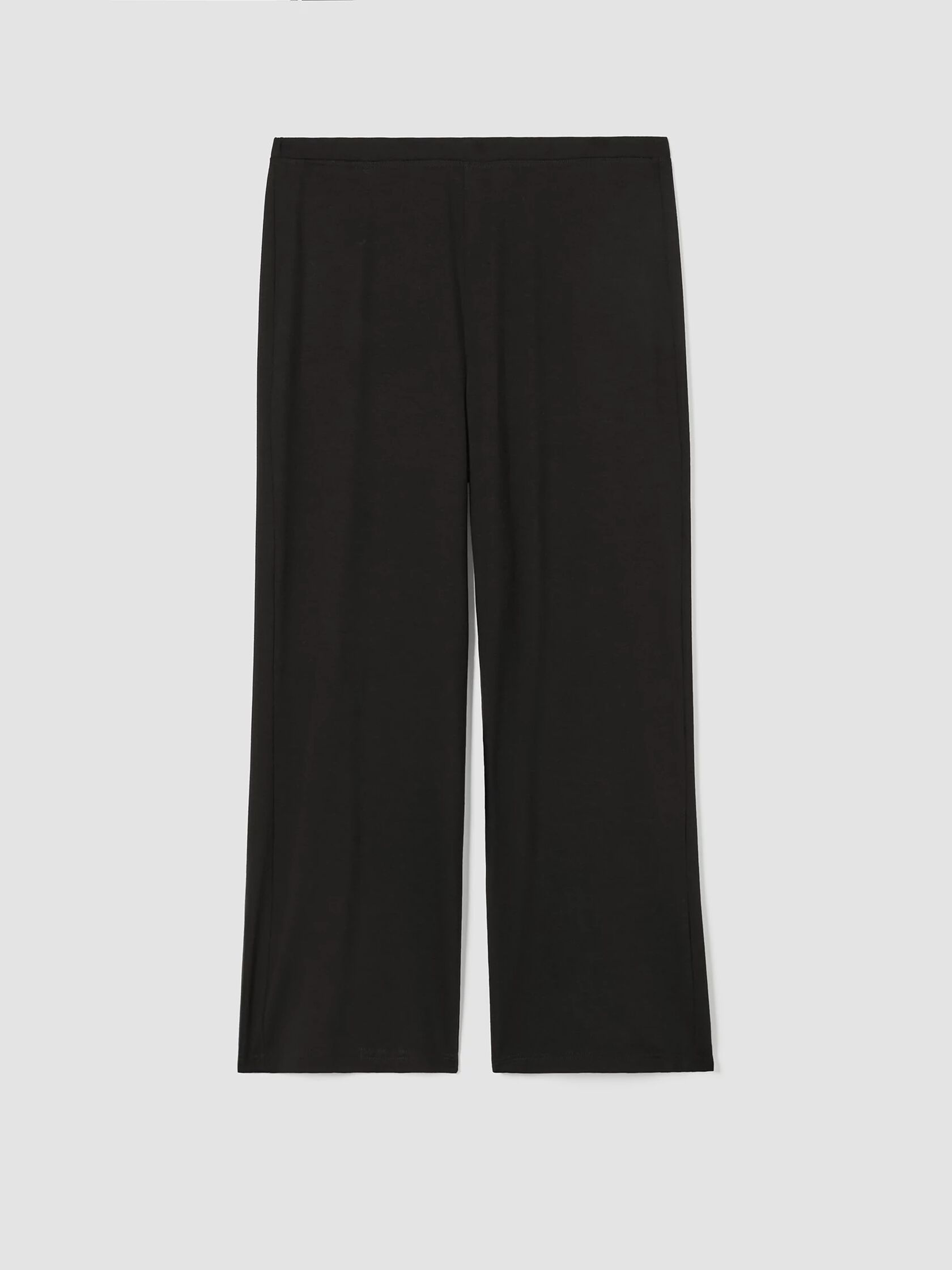 Fine Jersey Straight Cropped Pant
