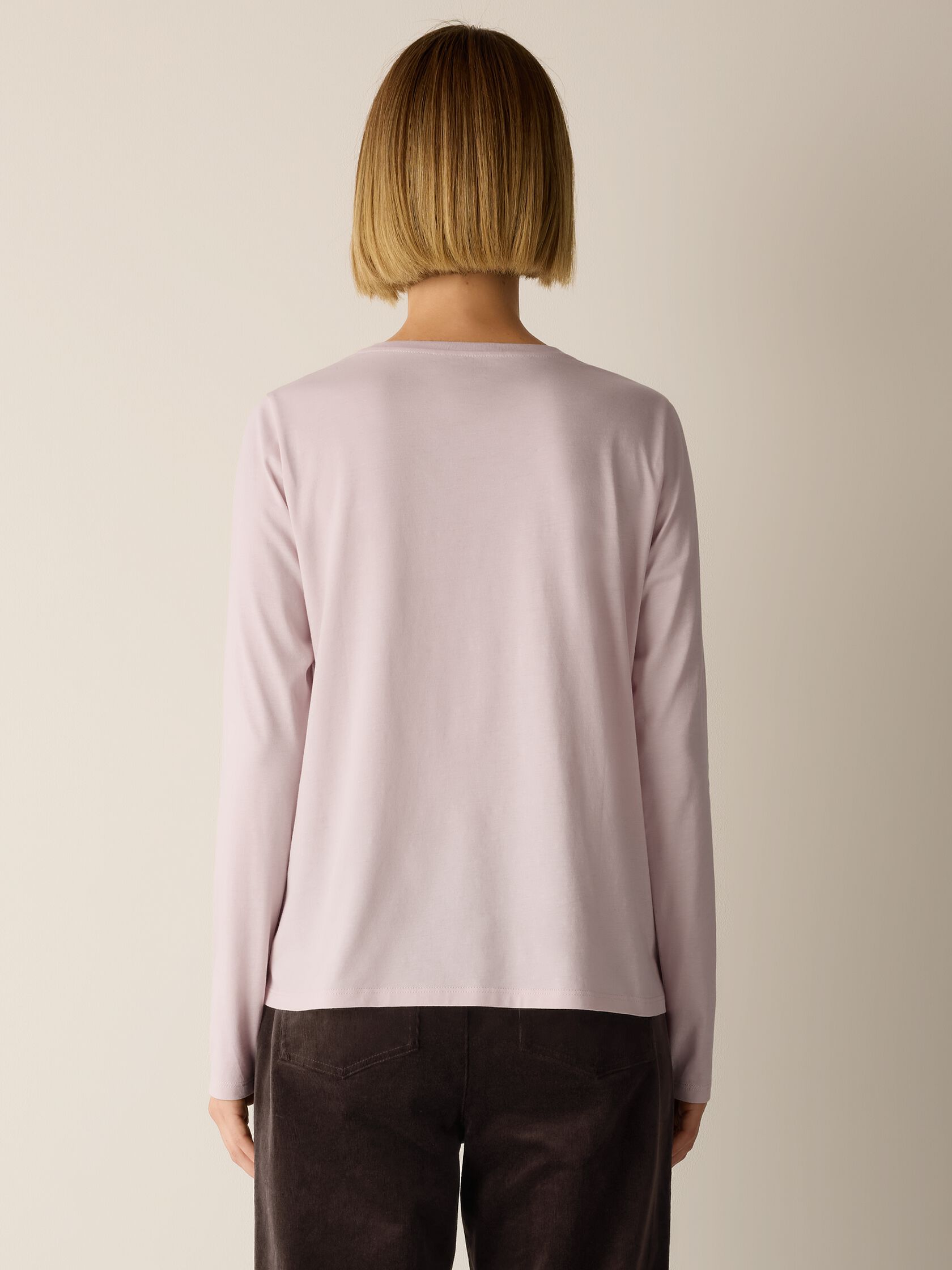 Organic Pima Cotton Jersey Long-Sleeve Tee