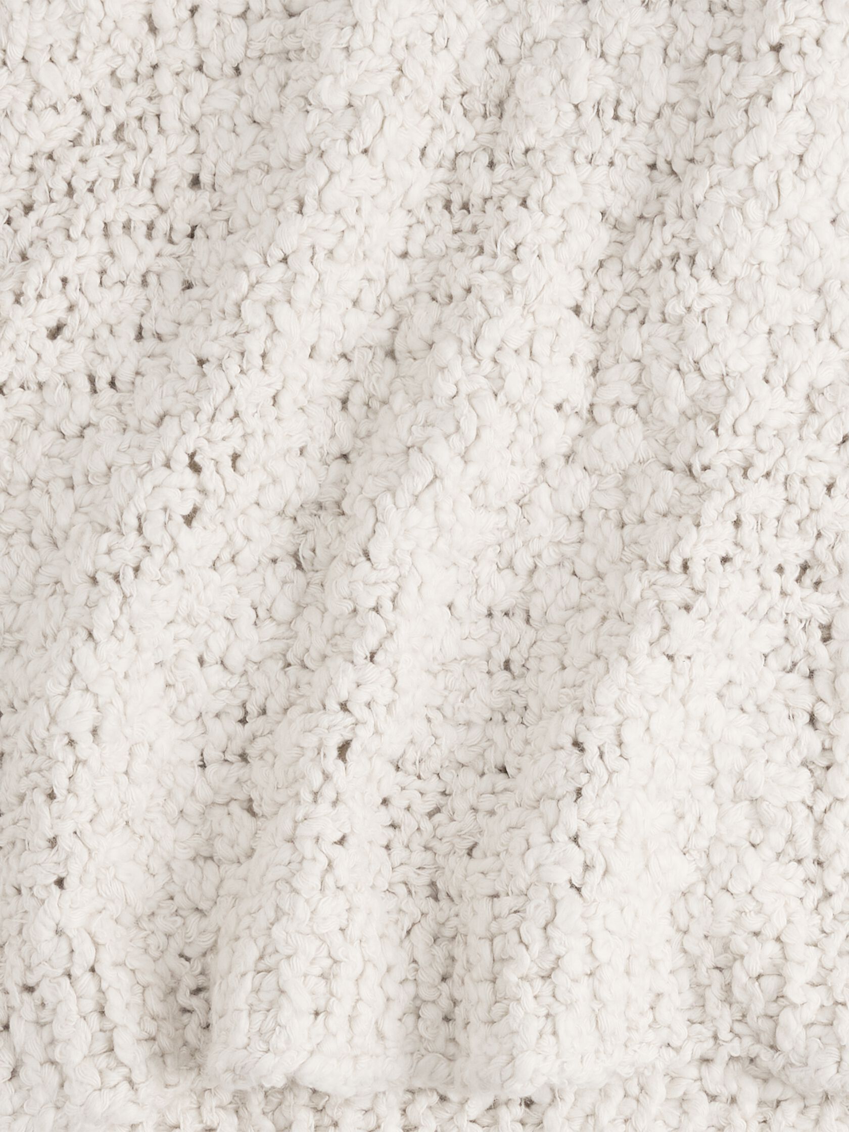 Peruvian Organic Cotton Lofty Slub Throw