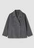 Doubleface Wool Cloud Short Coat