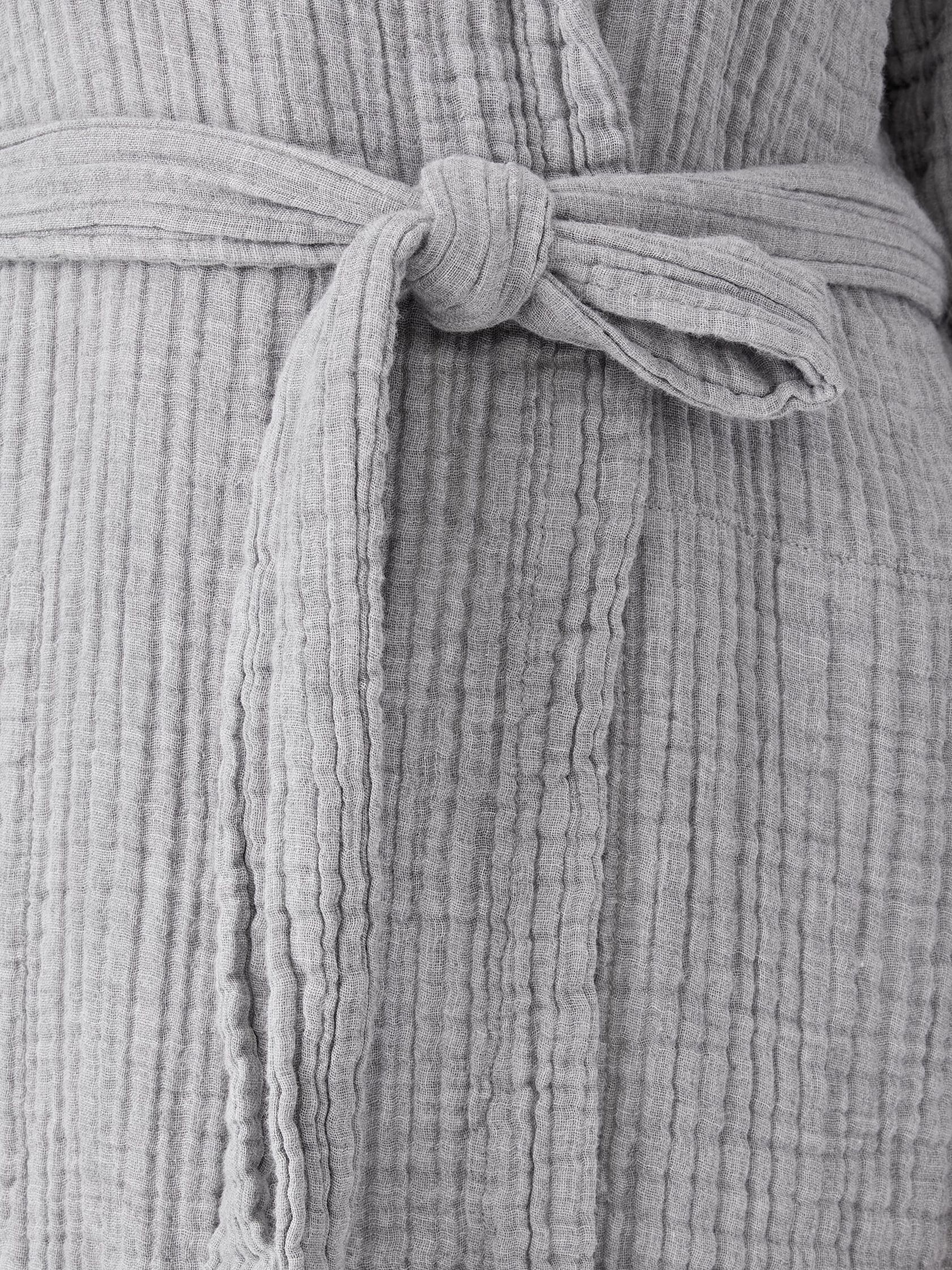Organic Cotton Gauze Hooded Robe