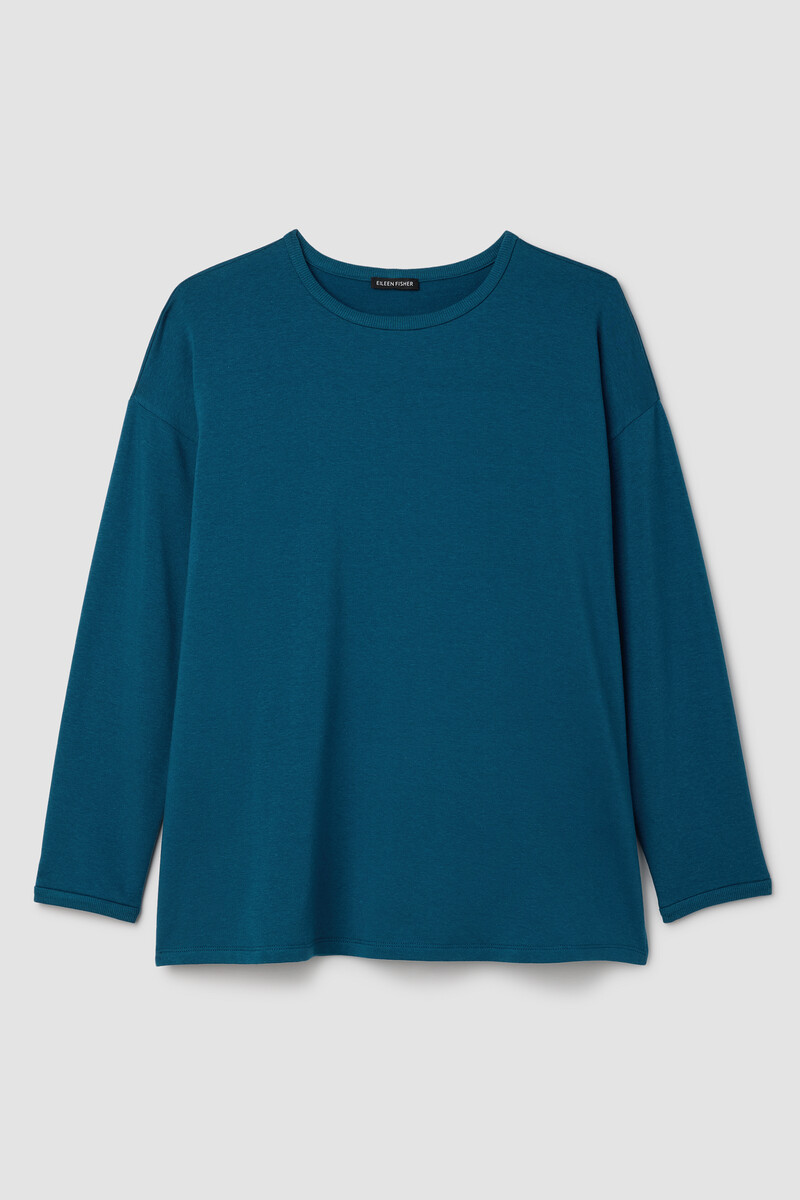 Cozy Brushed Terry Hug Long Box-Top Cozy Brushed Terry Hug Long Box-Top