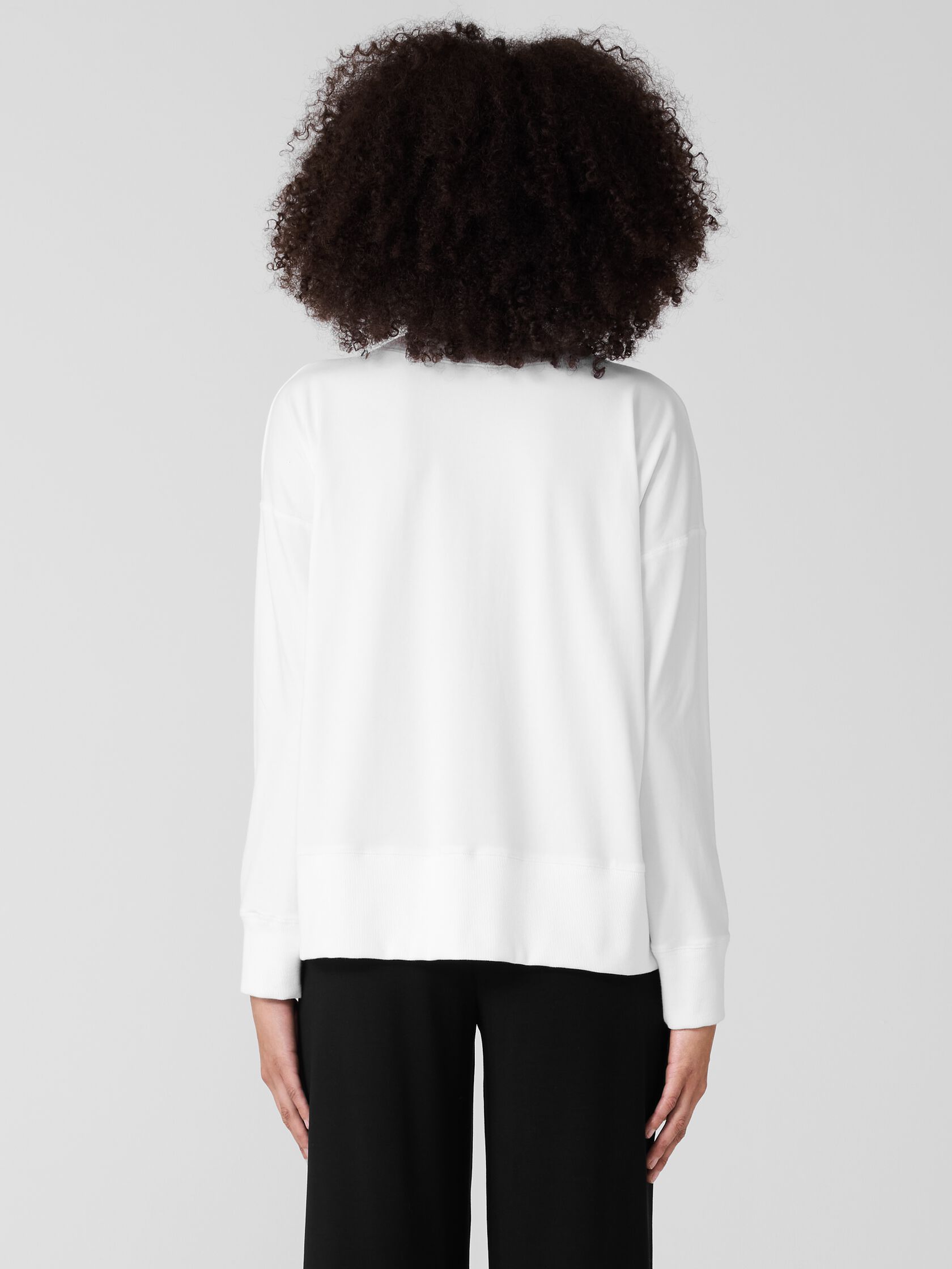 Pima Cotton Stretch Jersey Box-Top