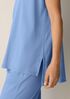 Organic Cotton Interlock Jewel Neck Sleep Tee