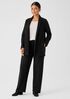 Boiled Wool Jersey Long Blazer