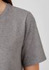 Heathered Organic Cotton Crew Neck Dress