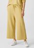 Organic Cotton French Terry Wide-Leg Pant