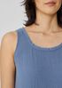 Organic Cotton Gauze Scoop Neck Dress