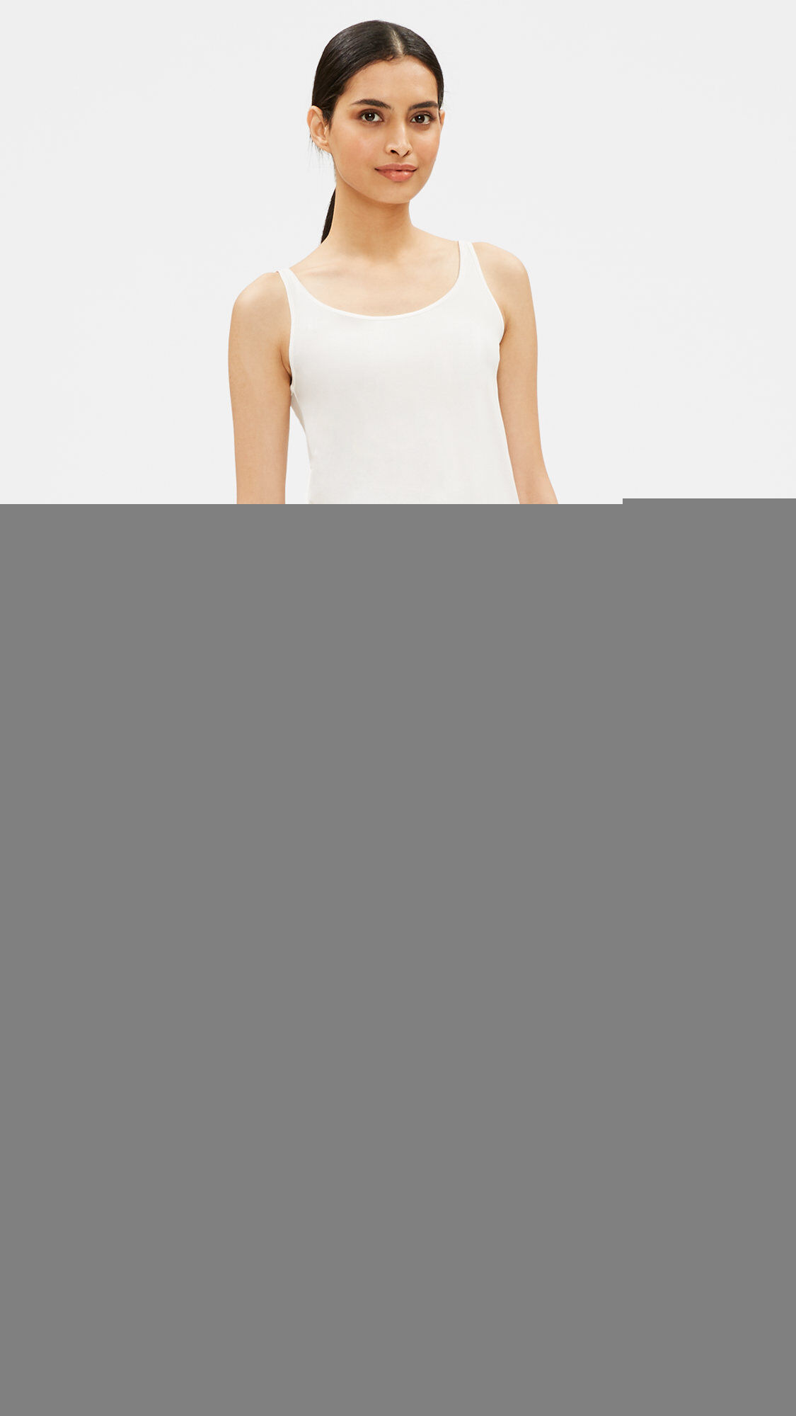 System Silk Jersey Long Cami