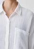 Organic Cotton Lofty Gauze Classic Collar Long Shirt