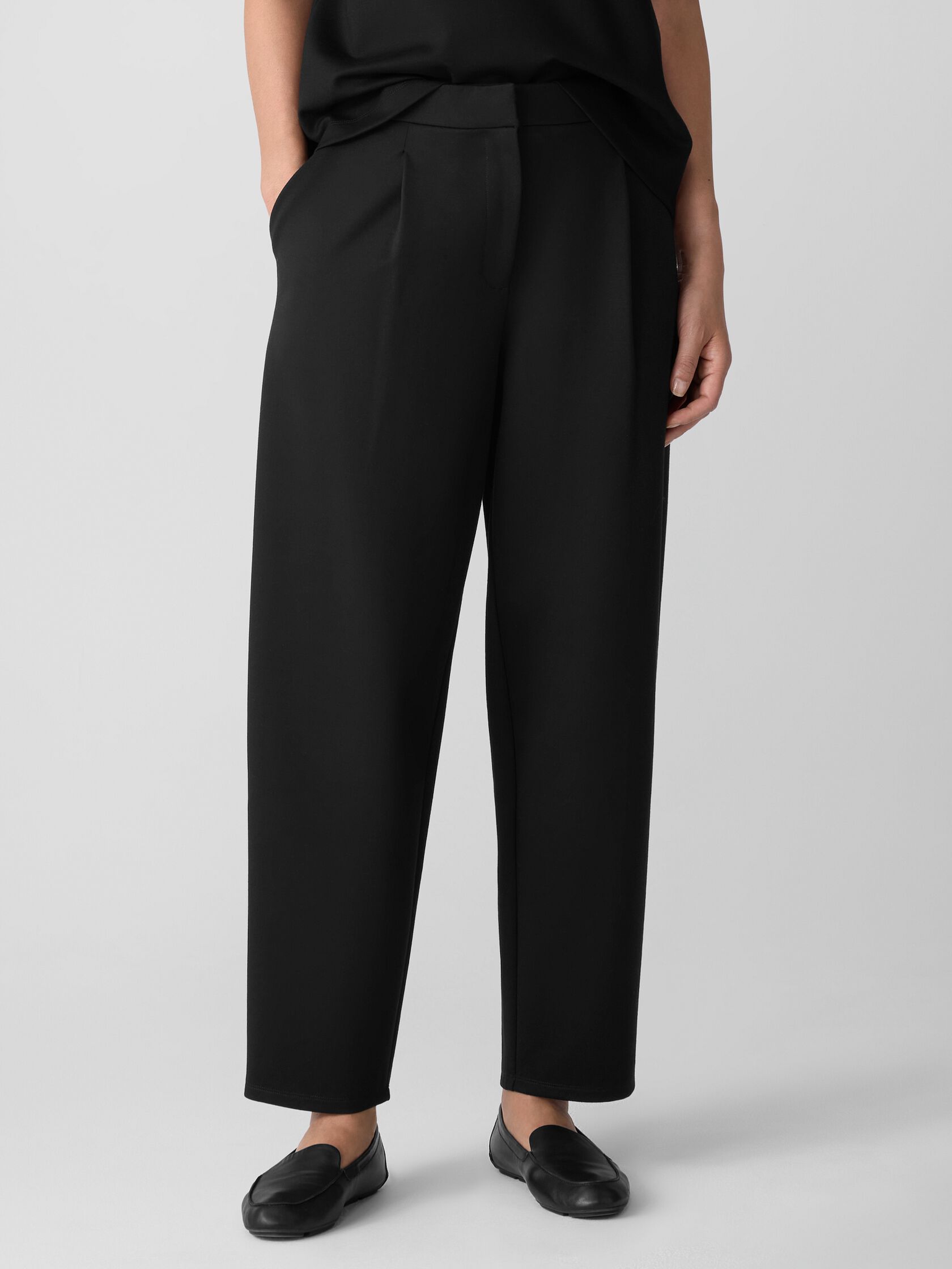 Lightweight Ponte Lantern Trouser Pant