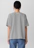 Striped Organic Cotton Slub Box-Top