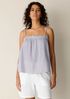 Striped Organic Cotton Gauze Cami