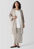 Merino High Collar Cardigan in Regenerative Wool