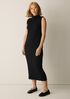 Bubble Jacquard Pencil Skirt