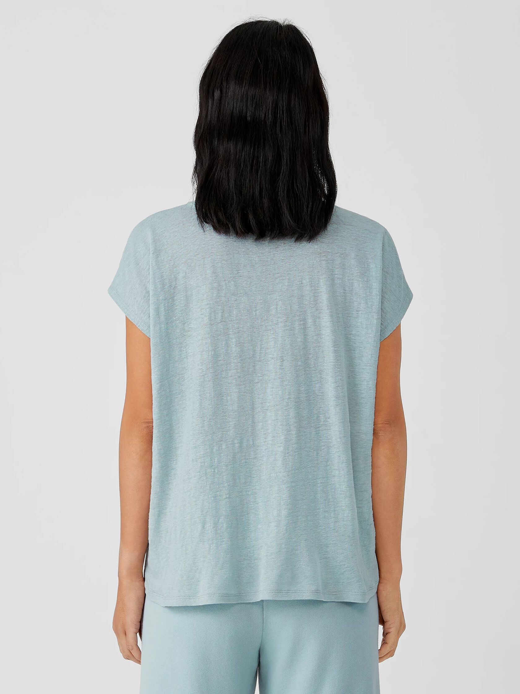Organic Linen Jersey Square Top