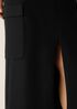 Pima Cotton Stretch Jersey Cargo Skirt