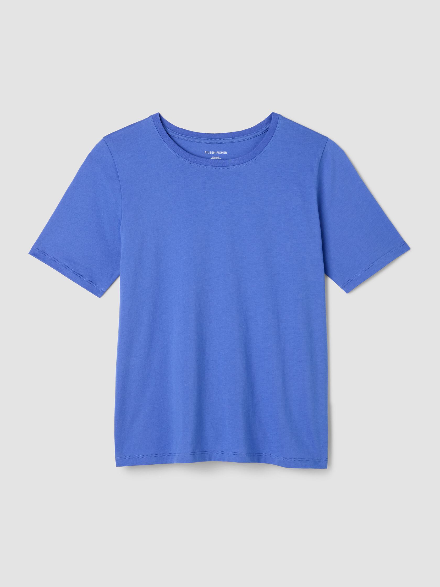 Organic Pima Cotton Jersey Round Neck Tee