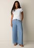Lightweight Organic Cotton Denim Full-Length Trouser
