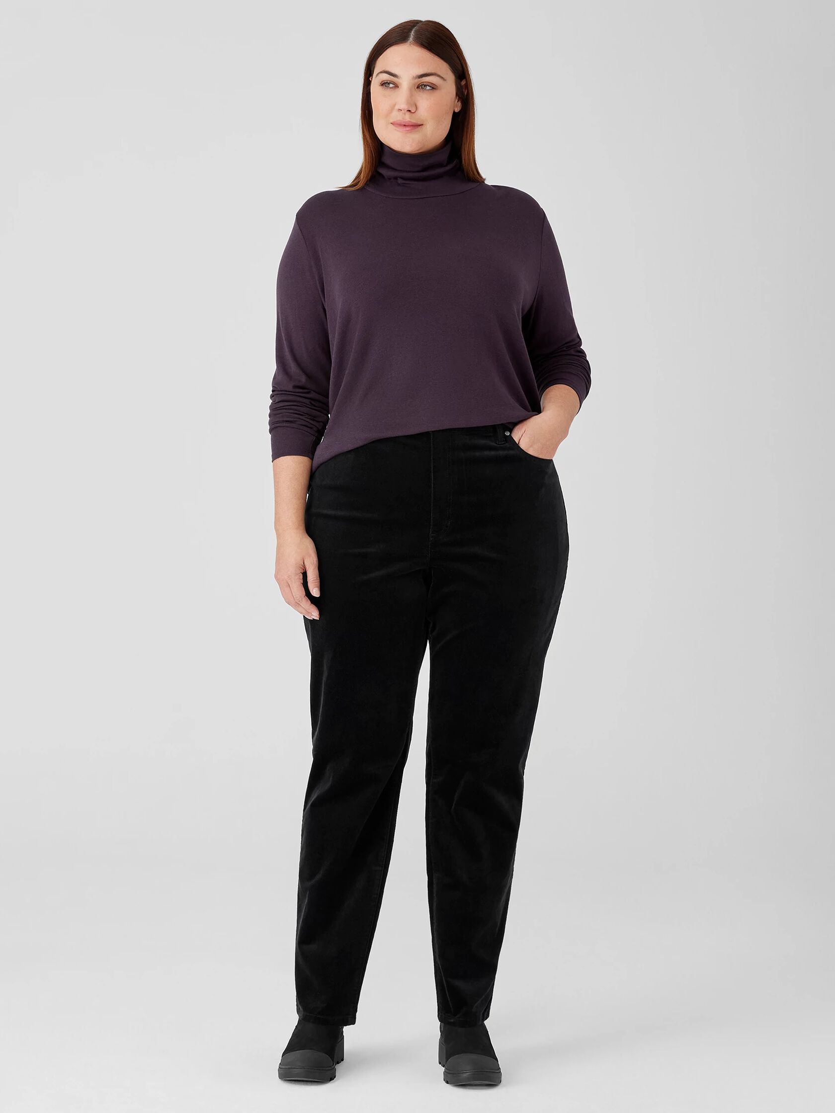 Organic Cotton Stretch Velveteen Pant