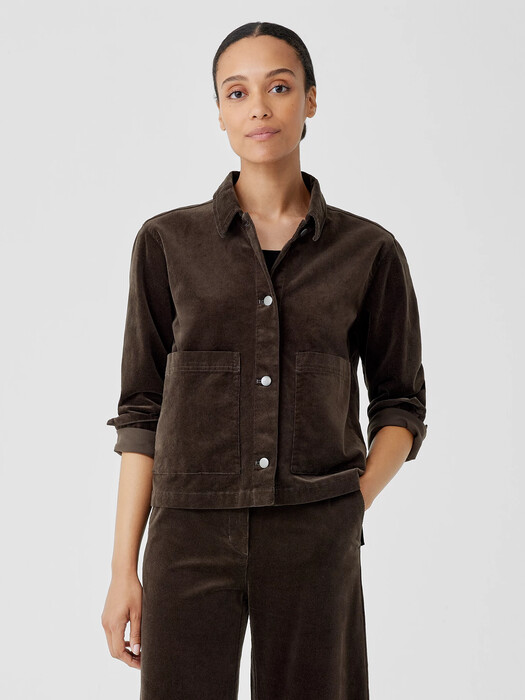 Organic Cotton Stretch Corduroy Jacket