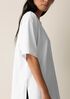 Pima Cotton Stretch Jersey Crew Neck Long Top