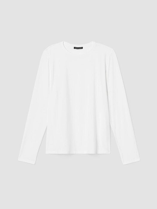 Fine Jersey Crew Neck Top