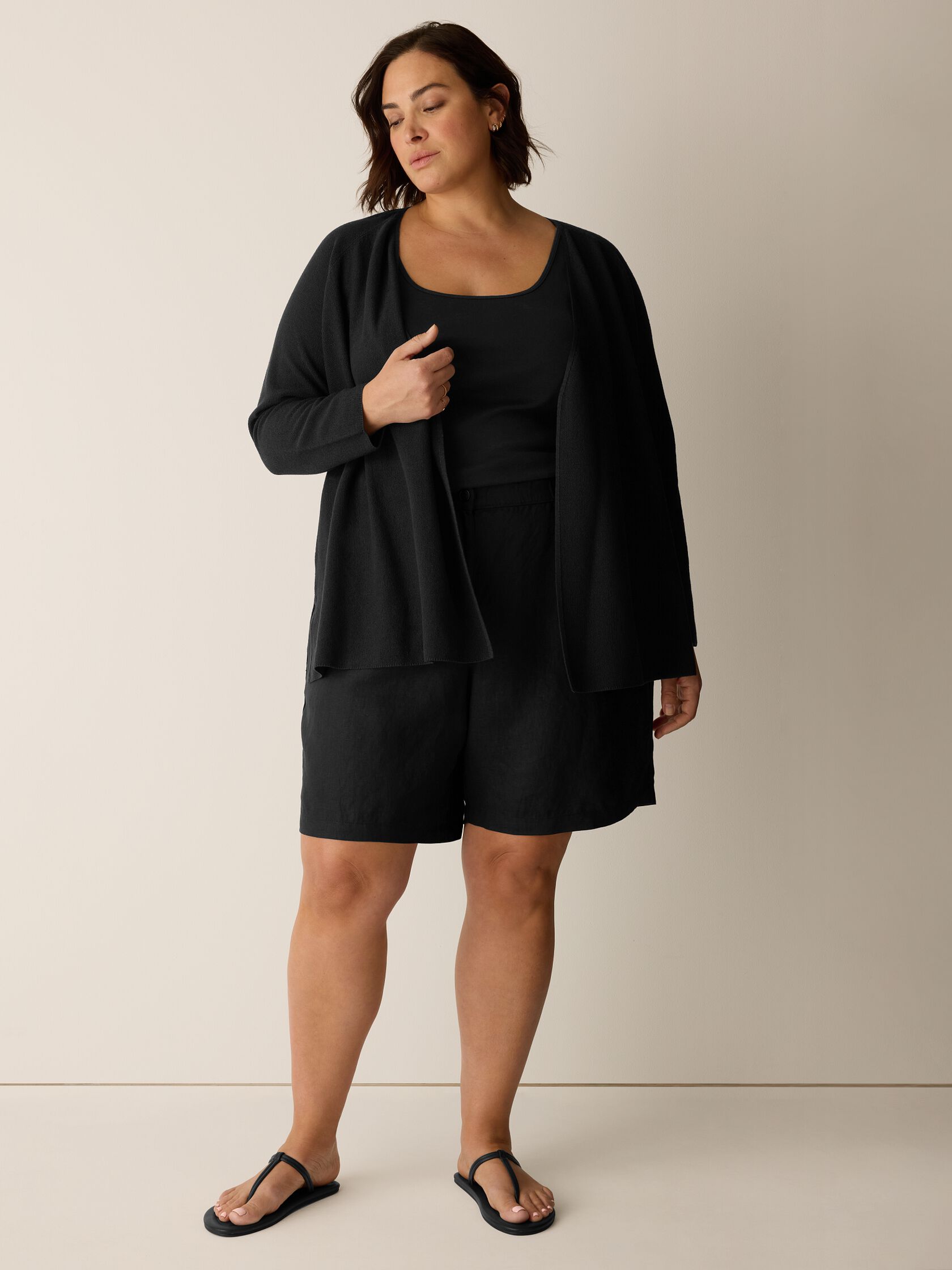 Organic Linen Cotton Cardigan