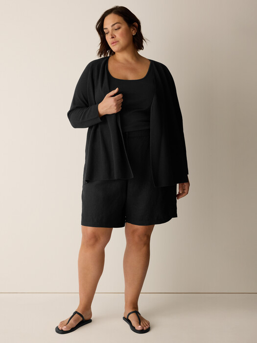 black cardigan for dress Knit offering shape and structure without bulk Black Sweater Dress - Cardi