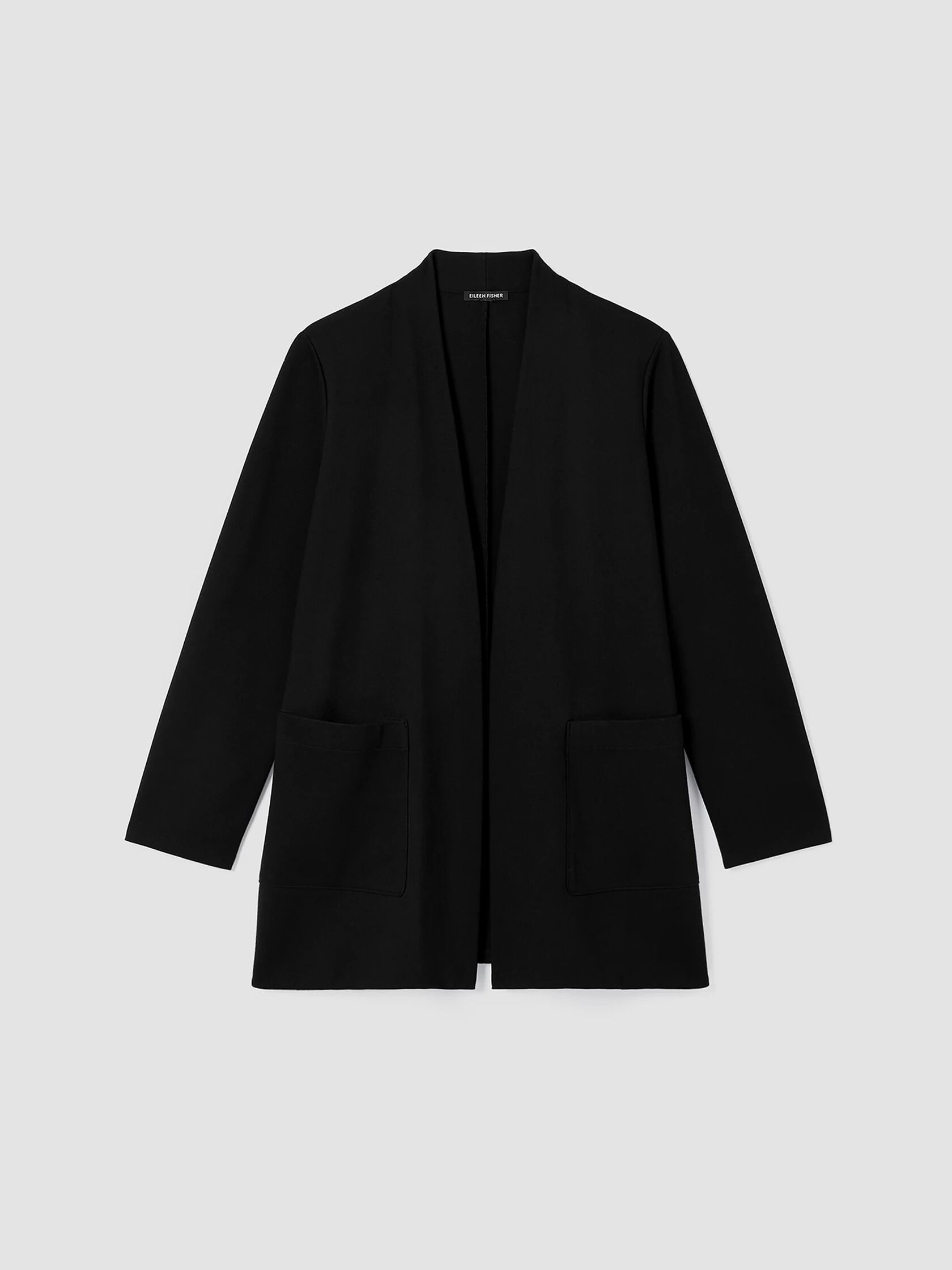 Washable Flex Ponte High Collar Jacket