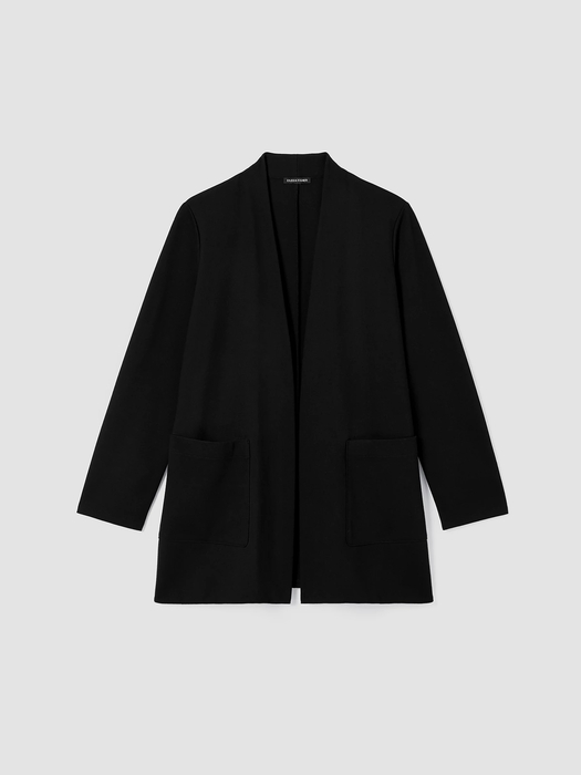 Washable Flex Ponte High Collar Jacket