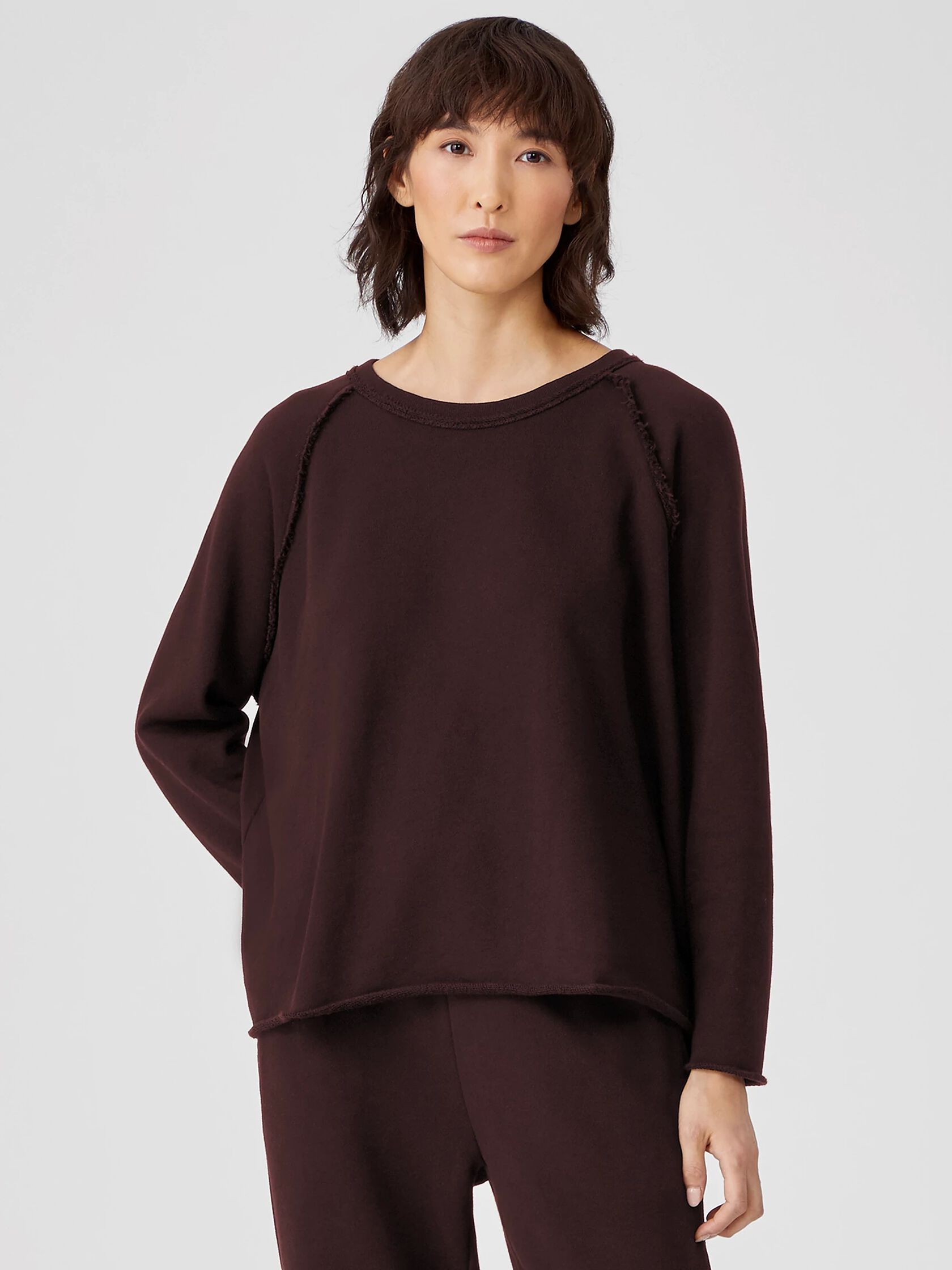 Organic Cotton French Terry Boxy Top