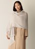 Handloomed Organic Cotton Herringbone Scarf