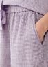 Puckered Organic Linen Shorts