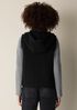 Cozy Recycled Wool Boucle Hooded Vest
