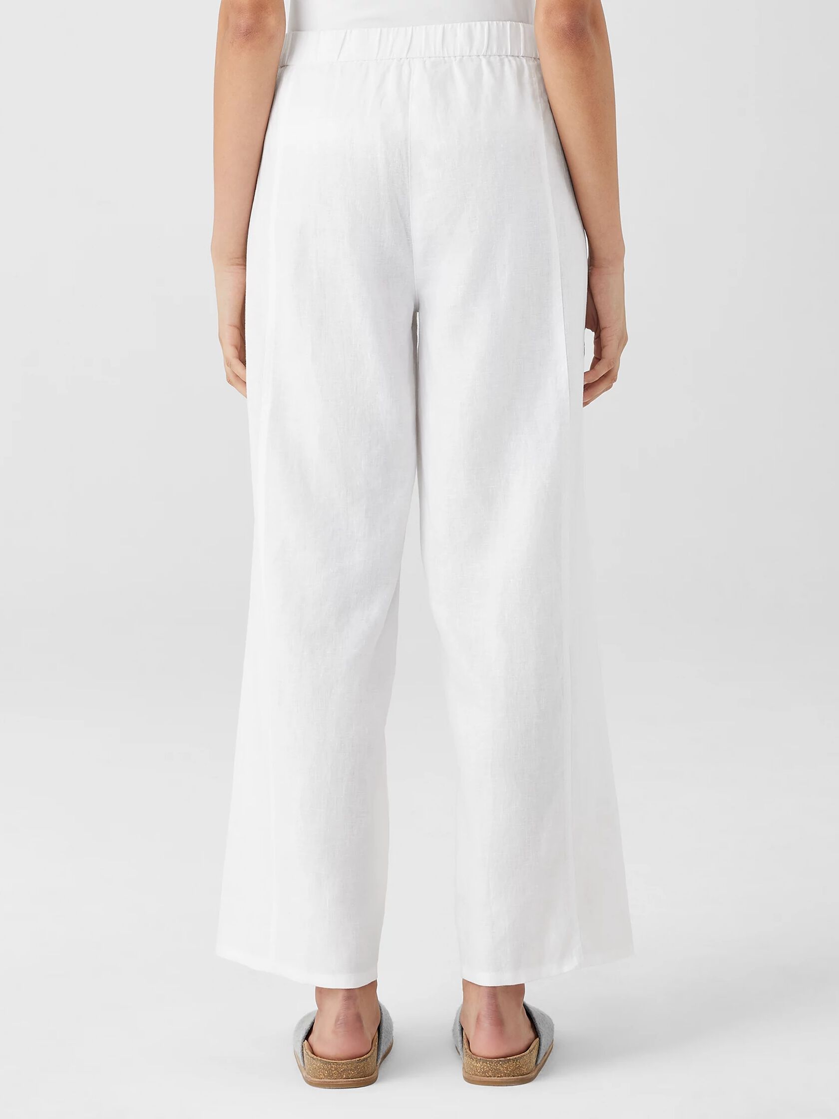 Organic Linen Wide Trouser Pant