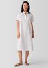 Organic Cotton Ripple Checkered Shirtdress