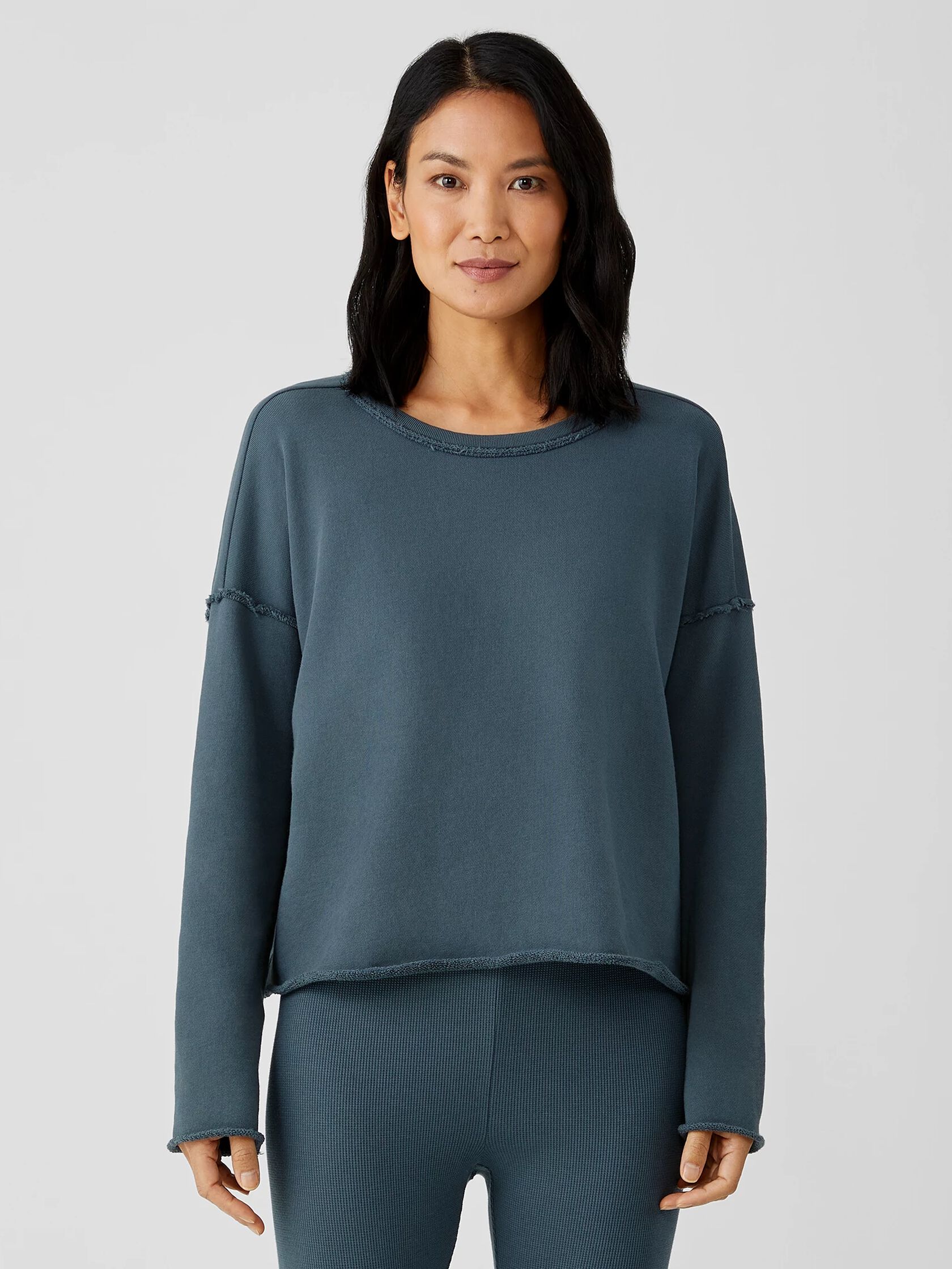 Organic Cotton French Terry Box-Top